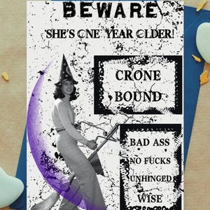 Grunge Feliz Aniversário/Cartão de Aniversário/Cartão Digital para Imprimir Download
