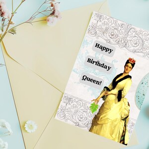 Joyeux anniversaire Reine/carte d'anniversaire/carte de téléchargement numérique imprimable