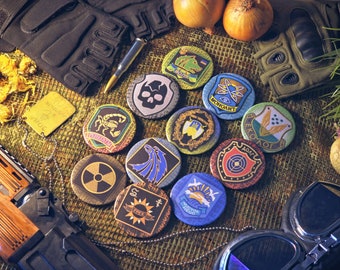 S.T.A.L.K.E.R factions - Button Badges/Pins 58mm ( STALKER )