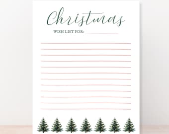 Modello di lettera di Babbo Natale personalizzato per bambini / Modello PDF e Canva