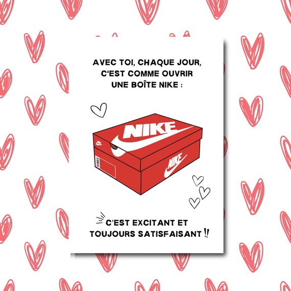 nike valentines day card