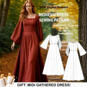 white christmas dresses Renaissance Burgundy Christmas Long Sleeves Frilled with Bow(s) Costume Girls Lolita Dress Burgundy / 90 main image 1
