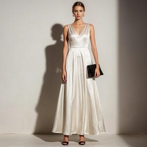 Prom Dress Sewing Pattern,Maxi Dress Sewing Pattern ,V Neck Prom Maxi Dress,PDF Pattern,US Sizes 2-30, Plus Size Pattern