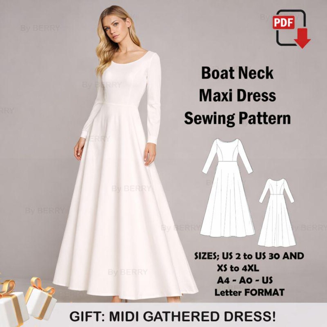 chinese dress ladies Floral Reverie Boatneck Maxi Dress S