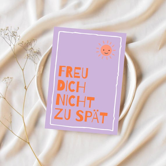 Mutmachkarte Freundin | Aufmunterung Geschenk | Karte für schwere Zeit | Motivation Karte | Geschenk beste Freundin | kleine Aufmerksamkeit