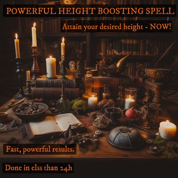 Powerful height boosting spell, attain desired height spell, height booster, same day casting, wiccan, spells