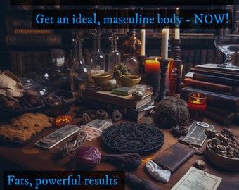 Powerful MUSCLE GAIN / muscle GAIN spell, ideal male body spell, beauty spell for me, same day cast, fast results