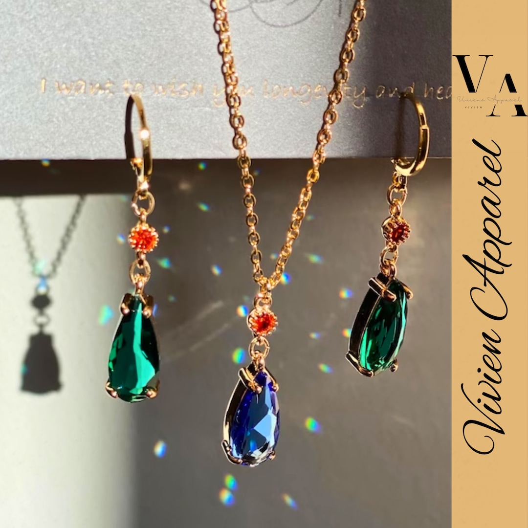 Howls Moving Castle Howl Earrings Howl Cosplay Howl Necklace Castle