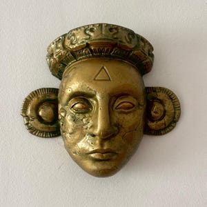 Bronze Ancient Mask - Wall Decor,Home Decor,Mask