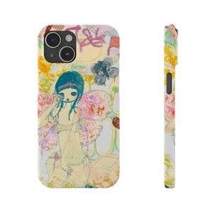 Aya Takano Butterfly Girl Phone Case