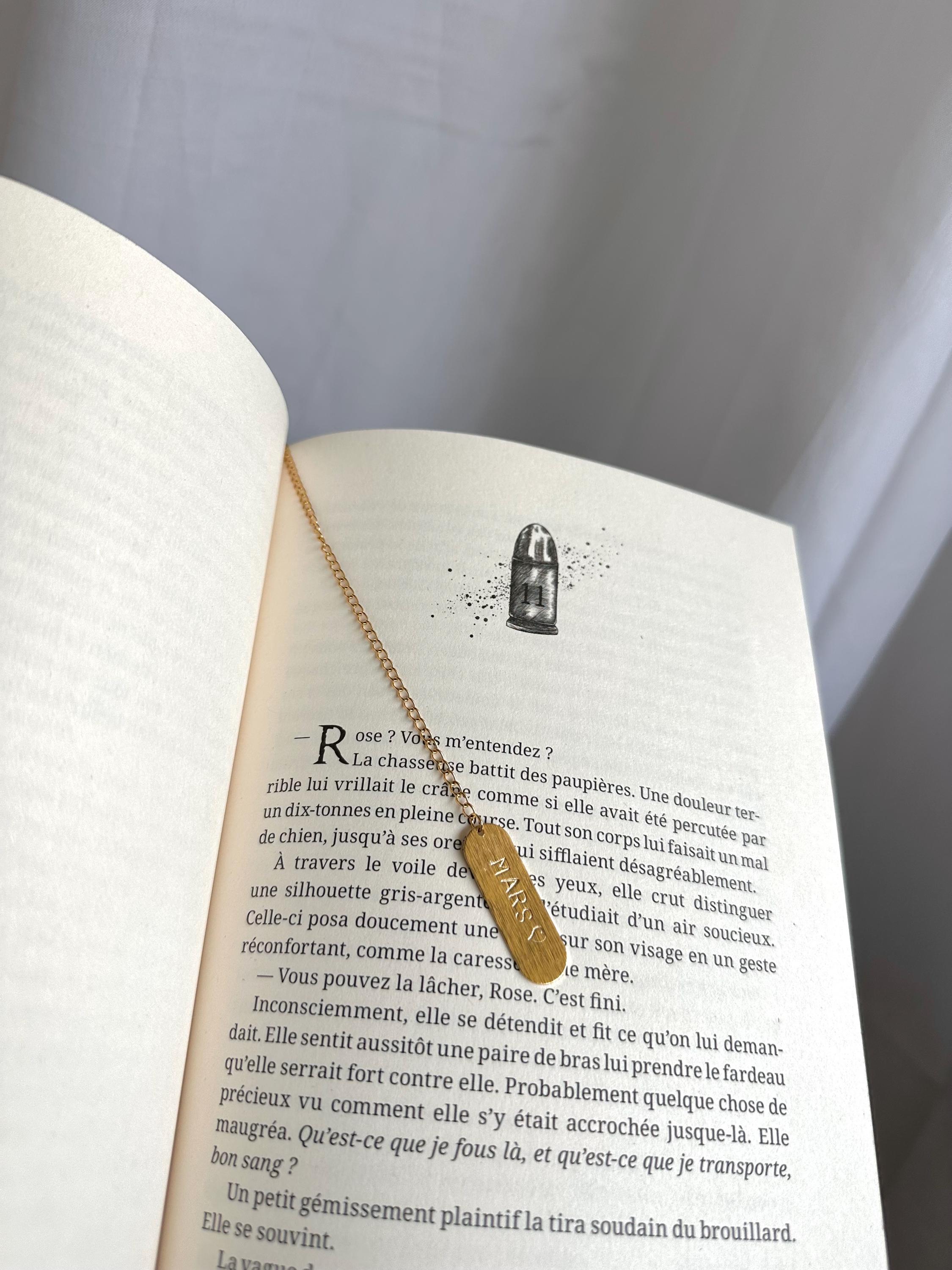 Bloom Bookmark - Customizable in Stainless Steel and Brass, Hand ...