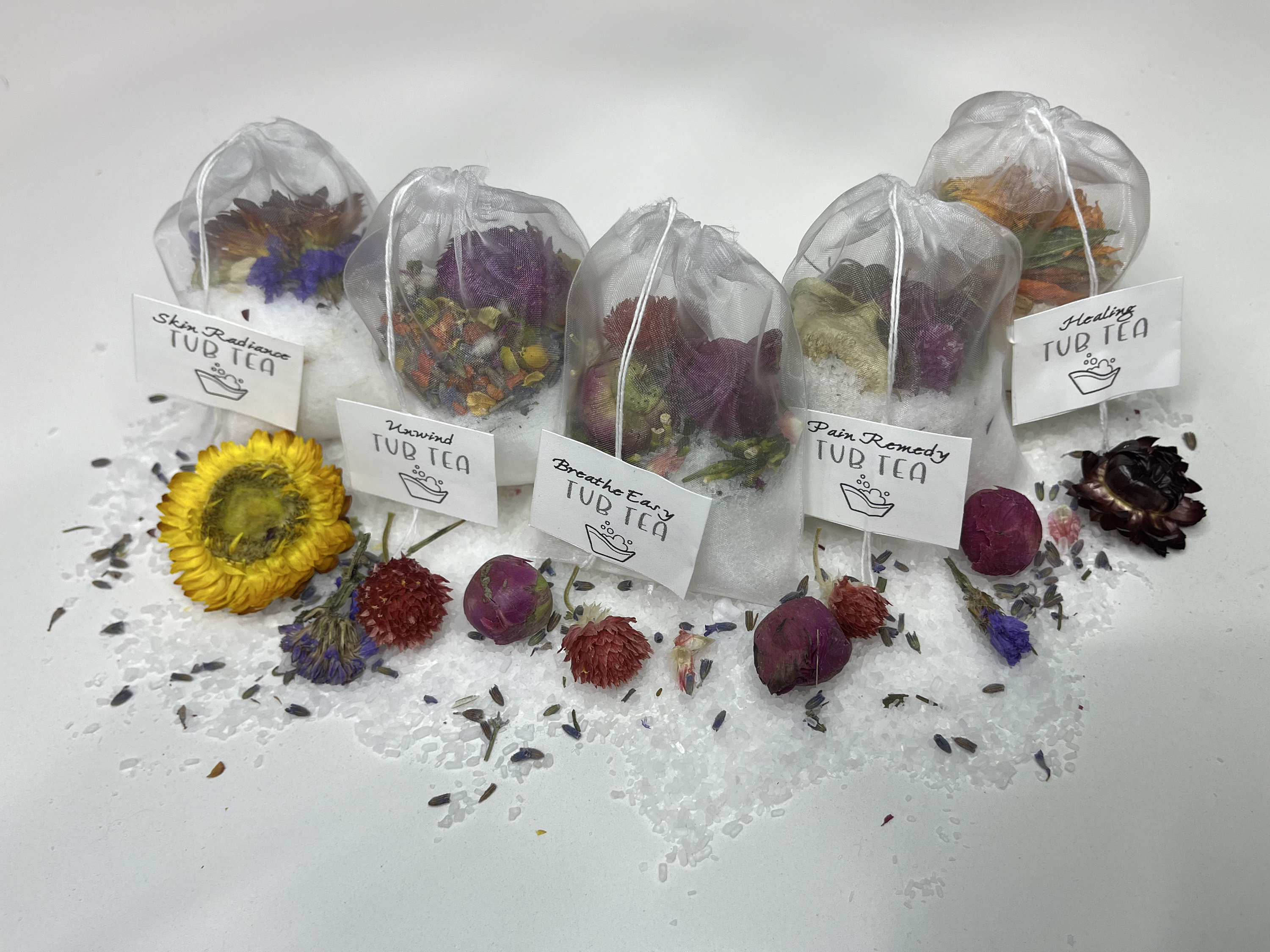 Tub Tea, Bath Tea, Herbal Bath Soaks, Herbal Bath Tea Bath Salt