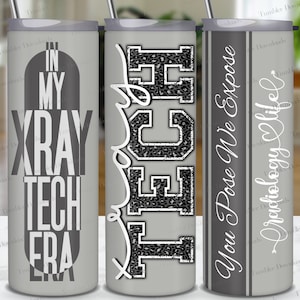 X Ray Tumbler, 20 Oz Skinny Tumbler, Sublimation Design, Radiology Life Tumbler Wrap, Straight Tumbler PNG, You Pose We Expose Leopard Print