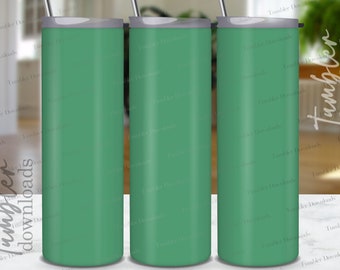 Ocean Green 20oz Skinny Tumbler Wrap: Sublimation Design (PNG)