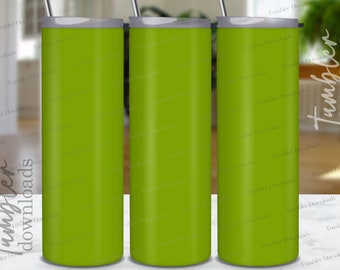 Olive Green Tumbler: 20oz Sublimation Design (PNG)