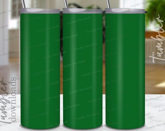 Forest Green 20oz Skinny Tumbler Wrap: Sublimation Design (PNG)