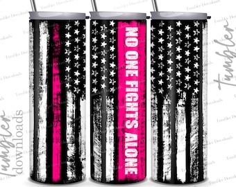 Vaso de concientización sobre el cáncer de mama: diseño de bandera rosa (PNG)