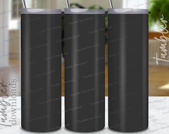Dark Gray 20oz Tumbler Wrap: Plain Sublimation Design (PNG)