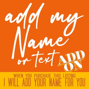 Add My Name Add-On, I will Personalize an EXISITING Add Your Name Tumbler Design Template from my shop by Adding Name or Text Design Service
