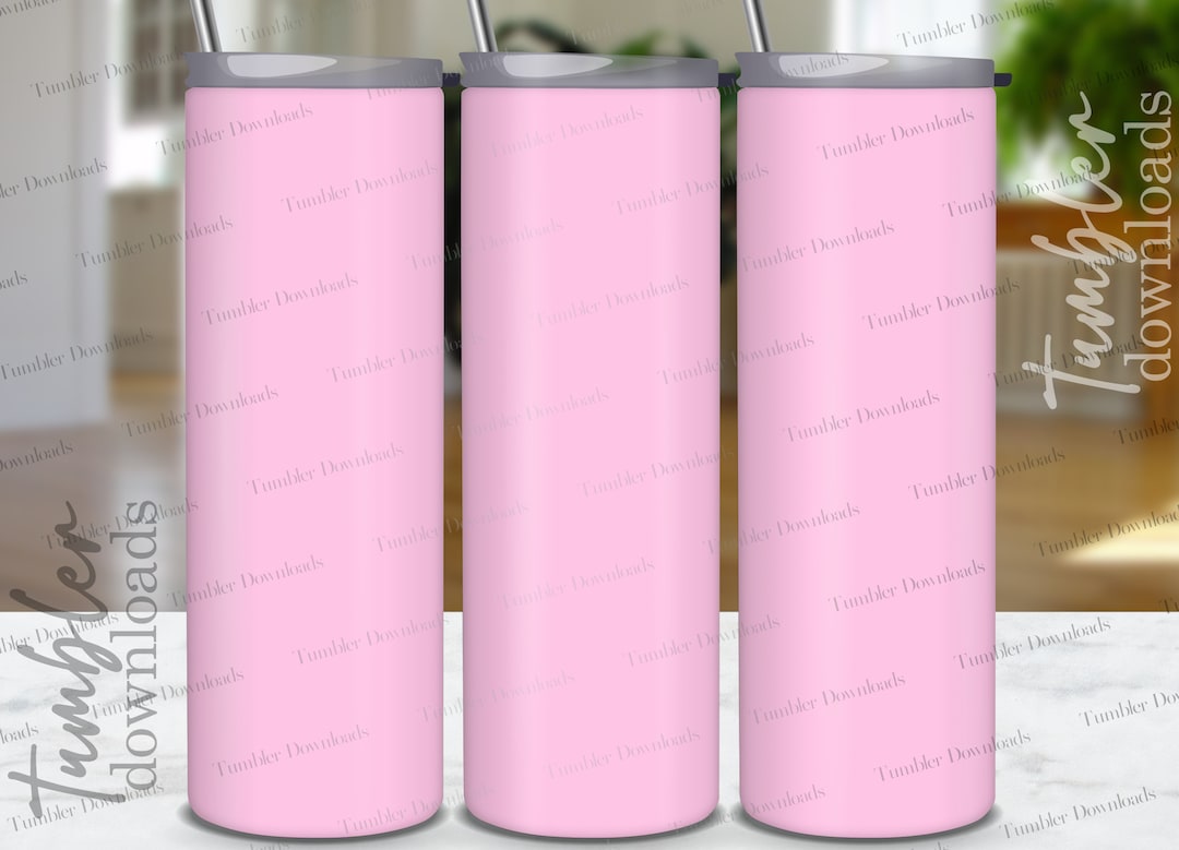 Solid Pastel Pink Blush Tumbler 20 Oz Plain Pastel Tumbler Sublimation ...