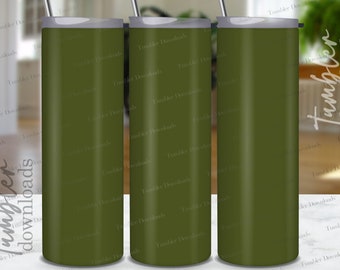 Army Green 20oz Tumbler Sublimation Design (PNG)
