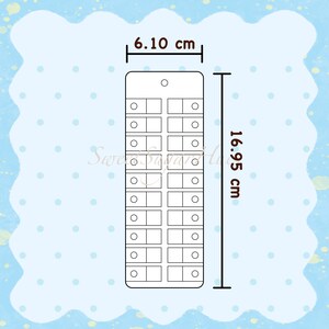 Color Swatch Template, Printable Blank Color Chart for Paint, Digital PDF Marker Palette Swatch Card image 2