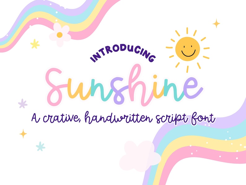 Handwritten Script Font, Bouncy Craft Typeface for Canva, Cricut, Logos ...