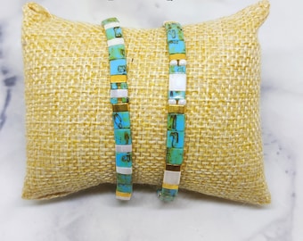 Bracelet NUNA bracelet en perle turquoise