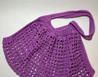 Bolsa de mercado de agricultores de crochet