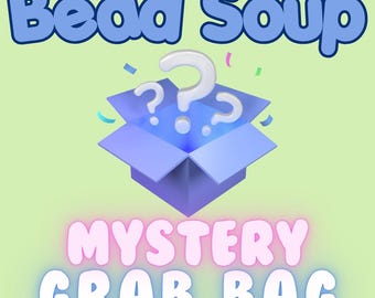 Mystery Bead soup Mix Bulk Surprise bulk gift Grab Bag DIY Jewelry Making Supplies Charms Bracelets Craft Gift Idea aesthetic treasure scoop