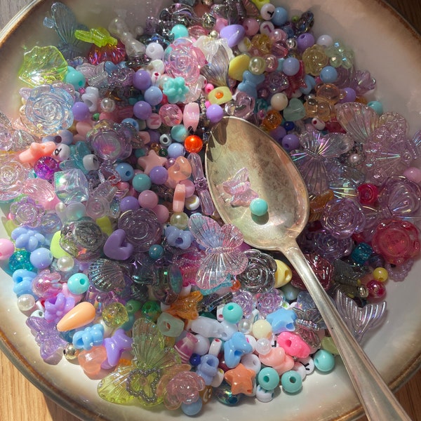 150+ Bead Soup Mix,kit phone charms bead mix,for earrings Beads DIY kit crafts, Phone Charms, Handmade Bracelets, Jewelry Making Accessories