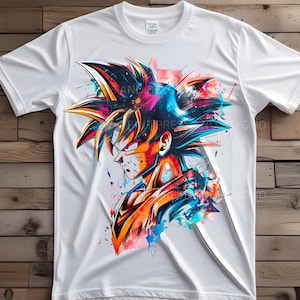 Goku Dragon Ball Z PNG Cool Design Instant Digital Download