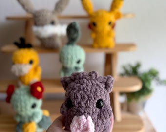No Sew Gengar Crochet Pattern (PDF)