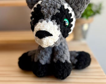 Crochet Raccoon Pattern: No Sew Amigurumi (PDF Pattern)
