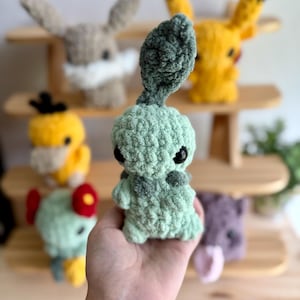 Virkmönsterpaket med Pokémon, utan sömnad och med låg sömnad i PDF-format (7 mönster) bild 3