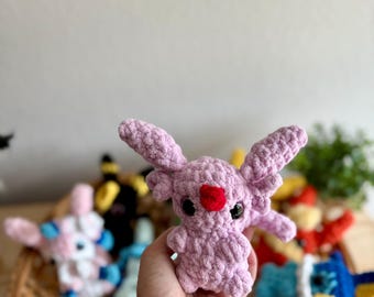 No Sew Espeon Crochet Pattern (PDF Pattern)