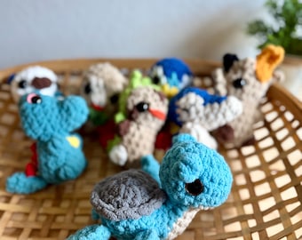 Crochet Pokemon Pattern Pack, NO SEW & Low Sew (PDF Pattern)