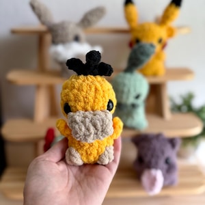 Virkmönsterpaket med Pokémon, utan sömnad och med låg sömnad i PDF-format (7 mönster) bild 2