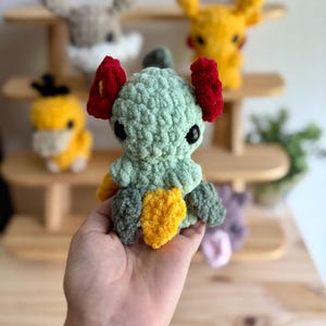 Virkmönsterpaket med Pokémon, utan sömnad och med låg sömnad i PDF-format (7 mönster) bild 4