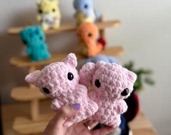 No Sew Mew Crochet Pattern, Pokemon Plush (PDF Pattern)