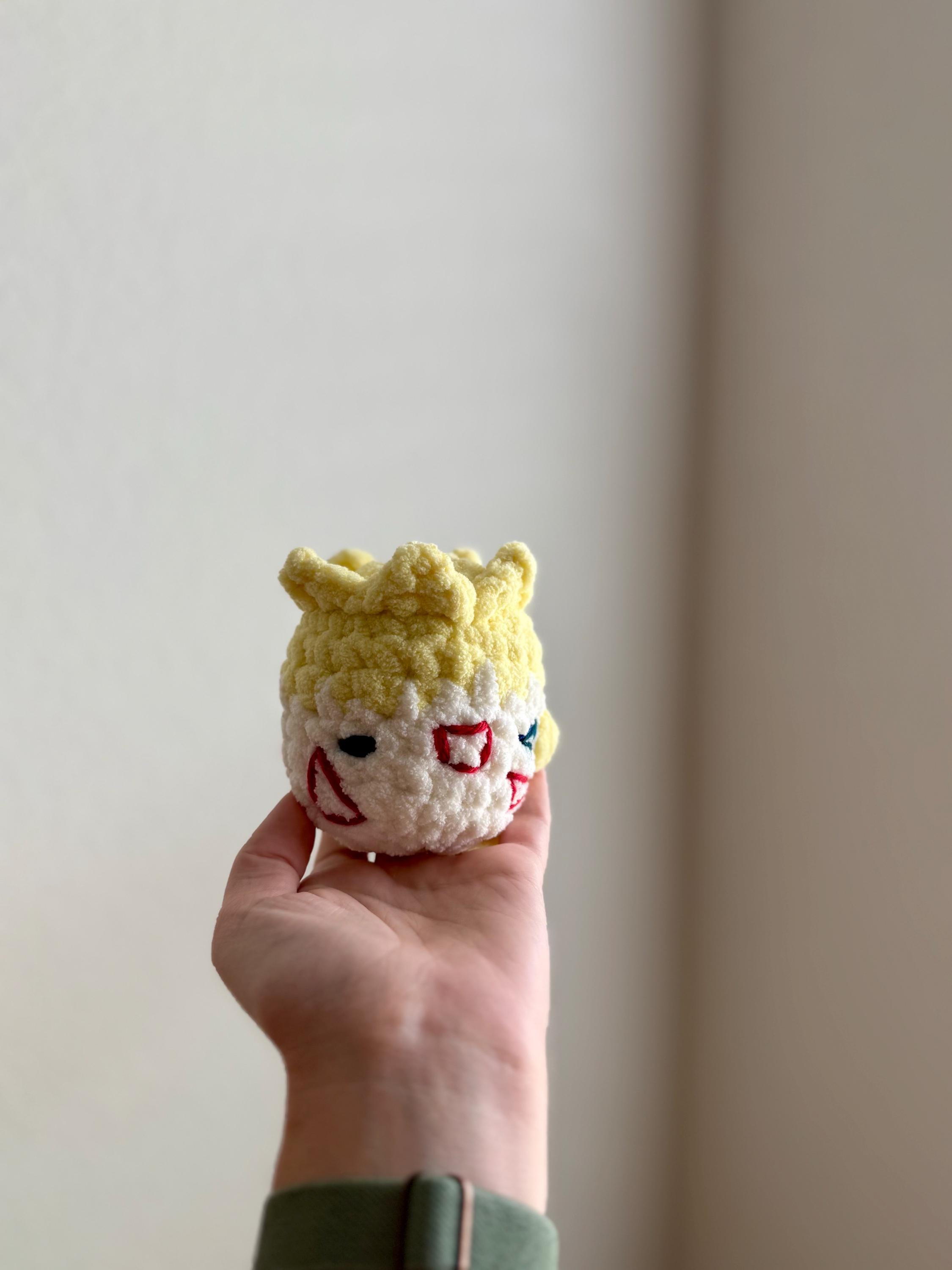 Togepi Pattern Seem Less No Sew Togepi Crochet Pattern (PDF Download) - Etsy