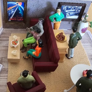 1:24 Scale Slot Car VIP Room - Vintage Elegance