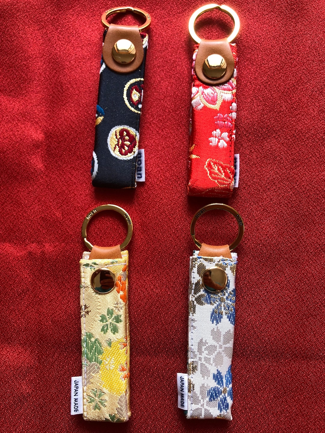 金襴生地販売 夜桜 (全2色)柄の和柄生地通販なら都香庵