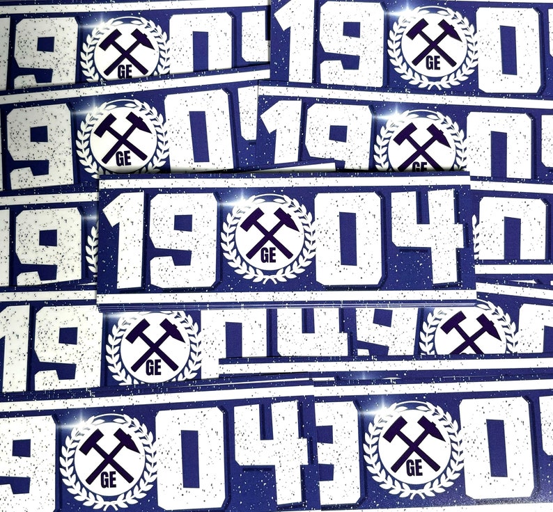 50x 1904 quer Aufkleber Schalke Bild 1