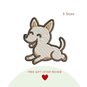 Happy Anime Puppy Hund Hund – Machine Embroidery Design für Stickmaschine (PES, DST, JEF) Uranus Digital Clothing Stickdate