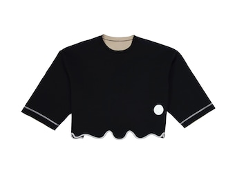 Top corto negro Kenzo Paris / Talla M