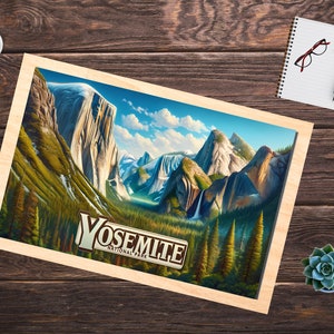 Yosemite National Park Puzzle - Majestic Landscape Jigsaw, Nature Lover’s Challenge (110, 252, 520, 1014-piece)