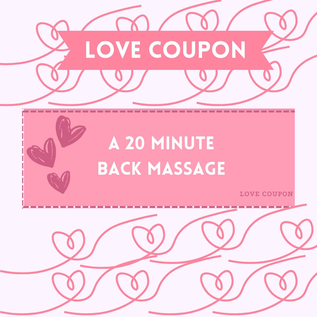 Blush Minimalist Printable Love Coupons, Valentine's Day Coupons