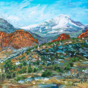 Garden of the Gods - Original Plein Air Painting