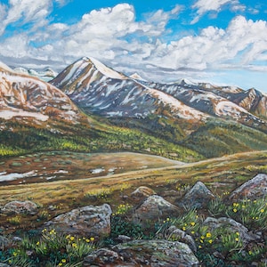 Quandary Peak - Original Painting on Canvas
